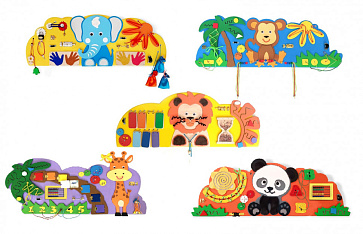 Комплект бизибордов "Зоопарк" – портал поставщиков НСППО - 1