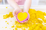 Кинетический песок, цвет желтый3