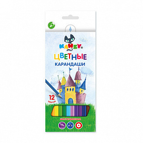 "KANZY" CP-5012 Набор цветных карандашей "Таинственный замок" 12 цв. – портал поставщиков НСППО - 1