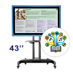 "Магазин Профессий", мобильный интерактивный стенд 43" – портал поставщиков НСППО