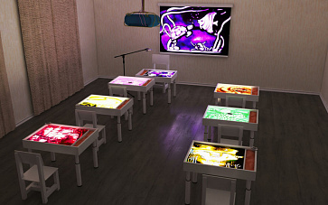 Студия для рисования песком "Портрет" (МДФ) – портал поставщиков НСППО - 1