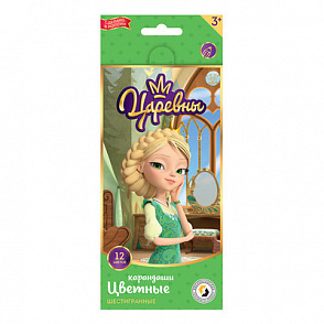 "ВКФ" "Царевны" TSR-CP-4012 Набор цветных карандашей "Василиса" заточенный 12 цв. – портал поставщиков НСППО - 1