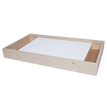 Световой планшет для рисования песком "Макси" с 2 отсеками (сосна)