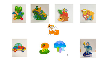 Комплект деревянных пазлов для разновозрастной группы – портал поставщиков НСППО - 1