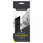 "ВКФ" "Проект" 12B-4010 Набор графитных карандашей заточенный ассорти 12 шт.