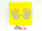 Желтый квадрат "Руки"