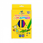 "KANZY" JCP-2012 Набор цветных карандашей джамбо "Фантазии" 12 цв.