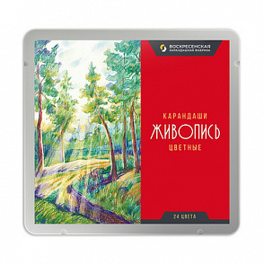 "ВКФ" "Живопись" JIV-CPM-1024 Набор цветных карандашей заточенный 24 цв. – портал поставщиков НСППО - 1