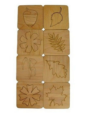 Трафареты в пенале "Растительный мир" (8 шт) – портал поставщиков НСППО - 1