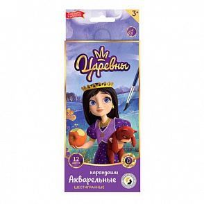 "ВКФ" "Царевны" TSR-WCP-2012 Набор акварельных карандашей "Соня" заточенный 12 цв. – портал поставщиков НСППО - 1