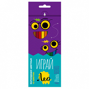 "Лео" "Играй" LGCP-12 Набор цветных трехгранных карандашей заточенный 12 цв. – портал поставщиков НСППО - 1