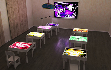 Студия для рисования песком "Пейзаж" (МДФ) – портал поставщиков НСППО - 1