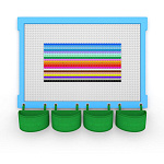 Комплект стены для конструирования Botzees с деревянной основой – портал поставщиков НСППО