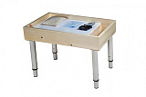 Световой стол для рисования песком "Стандарт" с 1 отсеком (сосна)