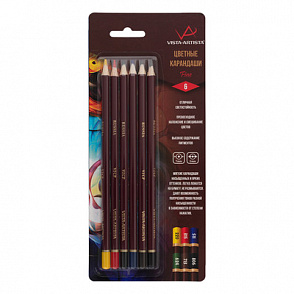 "VISTA-ARTISTA" Fine VFCPB-6 Набор цветных карандашей заточенный 6 цв. – портал поставщиков НСППО - 1