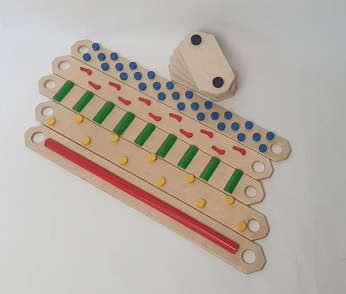 Тактильно-массажная дорожка "Змейка" (5 дощечек) – портал поставщиков НСППО - 1