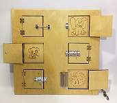 Развивающая панель "Замочки с животными" – портал поставщиков НСППО