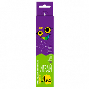 "Лео" "Играй" LGNCP-06 Набор неоновых трехгранных карандашей заточенный 6 цв. – портал поставщиков НСППО - 1