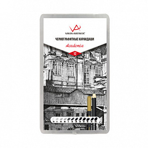 "VISTA-ARTISTA" "Academia" VAGPM-12 Чернографитные карандаши набор заточенный 12 шт. – портал поставщиков НСППО - 1