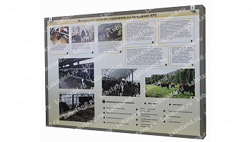 05.05.03.10 Стенд-планшет «Методы содержания, кормления и разведения КРС» – портал поставщиков НСППО - 1