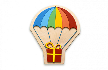 Декоративная панель "Парашют с подарком" – портал поставщиков НСППО - 1