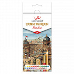 "VISTA-ARTISTA" Studio VACPS-24 Цветные карандаши набор заточенный 24 цв.