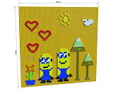 Лего-стена (80х80 см)