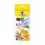 "KANZY" WCP-2012 Набор акварельных карандашей "Мой друг котенок" 12 цв.