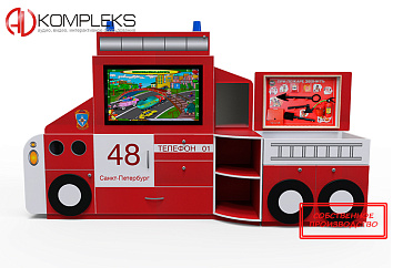 Профессиональный интерактивный логопедический комплекс «AVKompleks Logo 33» в форме пожарной машины – портал поставщиков НСППО - 1