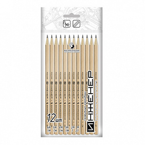 "ВКФ" "ИНЖЕНЕР" 12P-1240 Набор граф. карандашей ОПП заточенный ассорти 12 шт. – портал поставщиков НСППО - 1