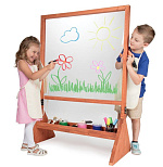 Мольберт двухсторонний "Граффити 1" (напольный с полкой) – портал поставщиков НСППО