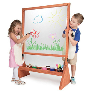 Мольберт двухсторонний "Граффити 1" (напольный с полкой) – портал поставщиков НСППО - 1