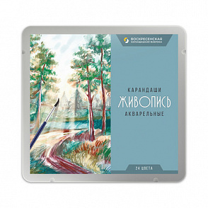 "ВКФ" "Живопись" JIV-WCPM-1024 Набор акварельных карандашей заточенный 24 цв. – портал поставщиков НСППО - 1
