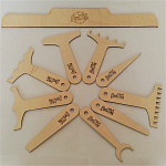 Набор инструментов для рисования песком (10 шт, фанера) – портал поставщиков НСППО