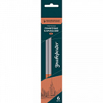 "ВКФ" "Университет" 6B-5100 Набор графитных карандашей трехгранные заточенный ТМ (HB) 6 шт.