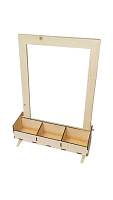 Мольберт прозрачный "Винтаж" с навесным отсеком – портал поставщиков НСППО
