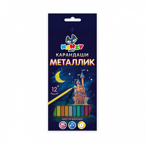 "KANZY" MCP-1012 Набор карандашей металлик "Сказочный замок" 12 цв. – портал поставщиков НСППО - 1
