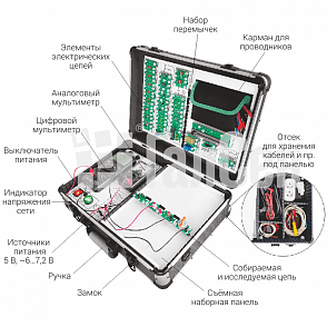 STEM-конструктор «Технология: электротехника, электроника и автоматика» ГалСен® ШК1-ТЭЭА-П-Р – портал поставщиков НСППО - 2