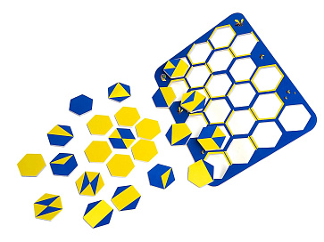 СОТЫ КАЙЕ.  Развивающая предметно-игровая система изобретателя В.А. КАЙЕ. – портал поставщиков НСППО - 5