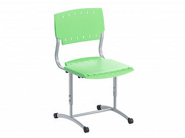 Стул ученический, регулируемый, на плоскоовальной трубе, сиденье Пластик. Рост.гр.№5-7  – портал поставщиков НСППО - 2