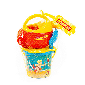 Набор №217: ведро малое с наклейкой, ситечко-цветок, совок №2, грабельки №2, лейка малая №4, артикул 0542 – портал поставщиков НСППО - 4