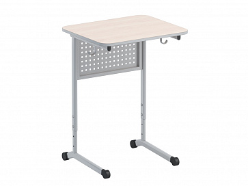 Стол ученический  одноместный с перфорированной панелью. Рост.гр.№5 -7 – портал поставщиков НСППО - 2