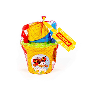 Набор №39: ведро малое, ситечко-цветок, совок №2, грабельки №2, 2 формочки, Артикул 2310 – портал поставщиков НСППО - 5