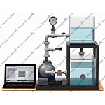 Типовой комплект учебного оборудования "Системы автоматического управления технологических параметров", исполнение настольное с ноутбуком