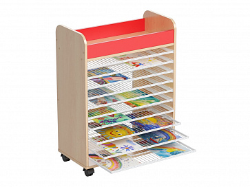 Стеллаж ИЗО «Клякса» (для сушки рисунков) – портал поставщиков НСППО - 2