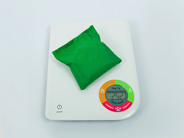 Мешочек для метания с гранулами 250 грамм (цвет зеленый) – портал поставщиков НСППО - 2