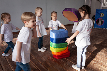 Кочки объемные 7 шт. (набор радуга) в мешке для хранения – портал поставщиков НСППО - 3