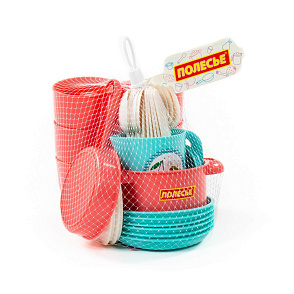 Набор детской посуды "Хозяюшка" на 6 персон (V3) (38 элементов) (в сеточке), артикул 80158 – портал поставщиков НСППО - 6