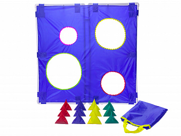 Комплект для метания: пластиковая основа, чехол, пирамидки 12 штук – портал поставщиков НСППО - 1