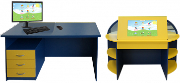 Логопедический стол «Антошка» (2 модуля) – портал поставщиков НСППО - 4